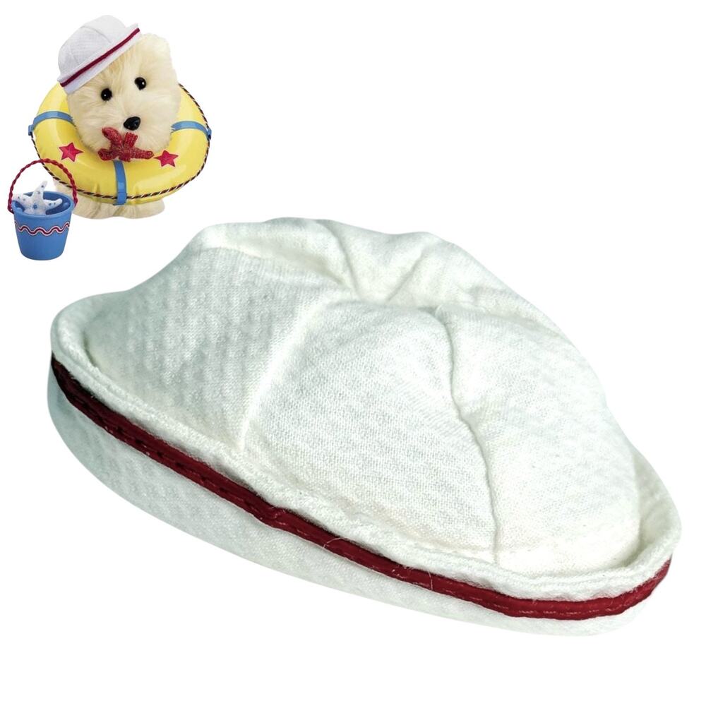 American Girl Coconut Beachside Hat Sailing Beach Cap Pet Accessory Toy Canvas